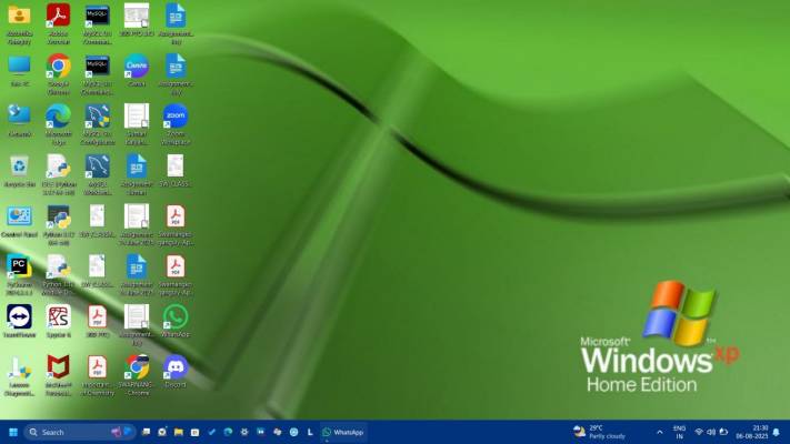 Microsoft Windows 11 xp Home Edition Theme